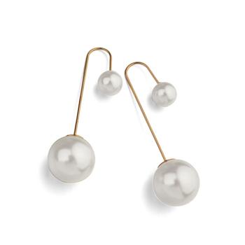 Fashion double use pearl earring 125102