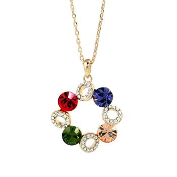 Austria crystal necklace 75182