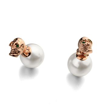 Fashion human skeleton earring 125633