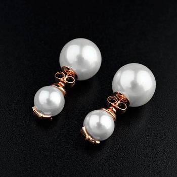 bowknot pearl earring  87458