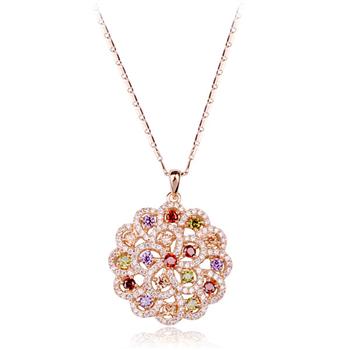 zircon necklace 77055