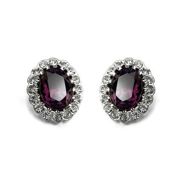 Fashion crystal earring 122858