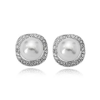 Pearl clip on earring 84824