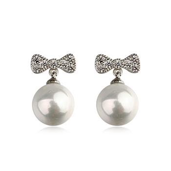 Fashion pearl earring 125654