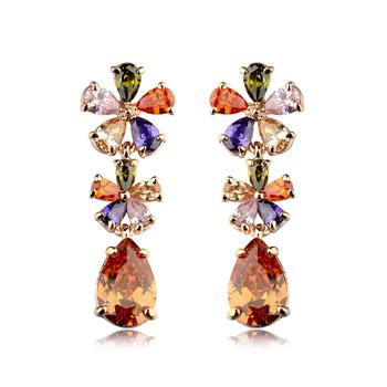 Fashion zircon earring 123951