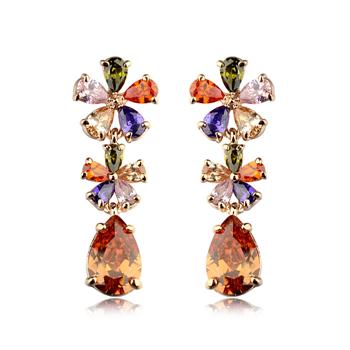 Fashion zircon earring 123951
