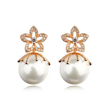 Fashion pearl earring 125656