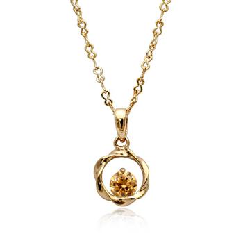 Circle pendant necklace 75831