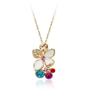 Austrian crystal necklace 75623