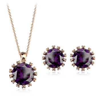 Fashion zircon jewelry set 220753