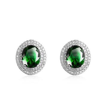 Fashion zircon earring 883058