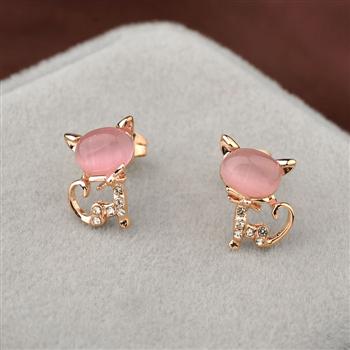 Fashion cat shape earring 3217420701