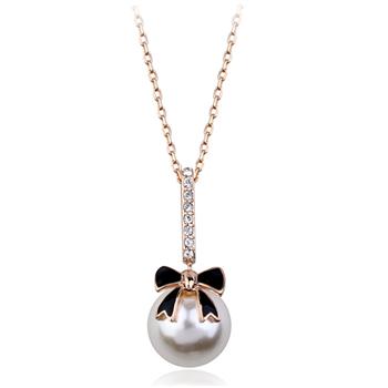 Fashion  necklace with pearl 75964