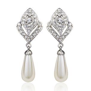 clip on pearl earring 120564