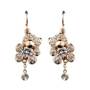 fashion bear earring 123321