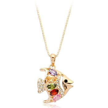 Austrian crystal necklace 76742