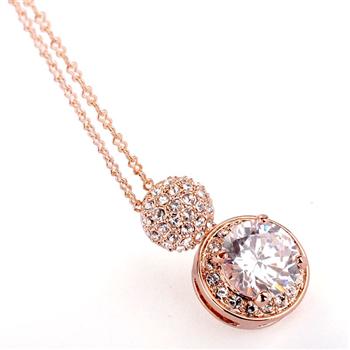 Austrian crystal necklace 134991