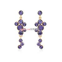 Color crystal high fashion earring 85340