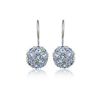 Full drill ball earring 80686