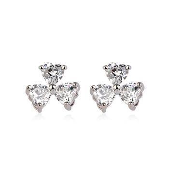 Fashion clover zircon earring 321697