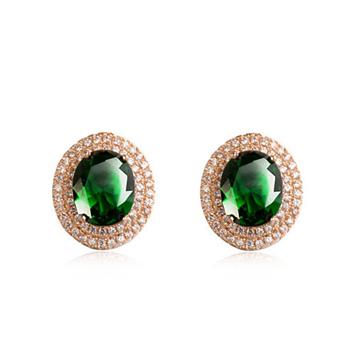 Fashion zircon earring 88305