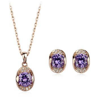 Fashion zircon jewelry set 220390