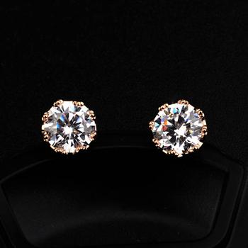 Fashion crown zircon earrings 321690