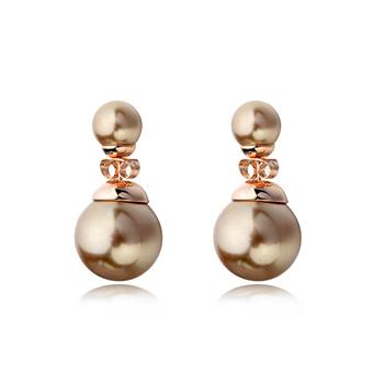 fashion pearl earrings£¨bronze) 87056