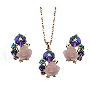 crystal jewelry set 220827