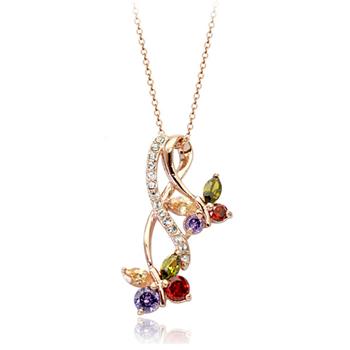 Austrian crystal necklace 76512