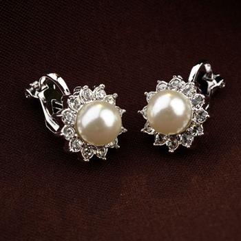 fashion pearl clip on earring 80230