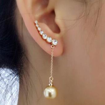 Fashion newest pearl earring£¨2 method o...