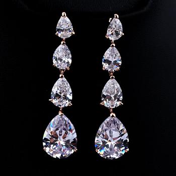 Twinkle zircon earring (rose gold) 320645