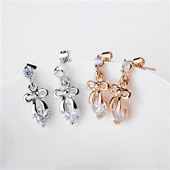 Fashion zircon earring 883037