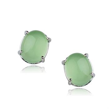 natural jade earring(green jade)321579