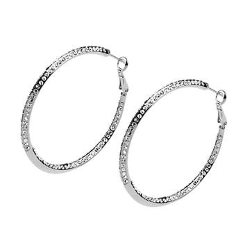 crystal earring(white gold) 321549