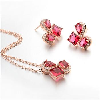 ruby jewelry set 331251-321558