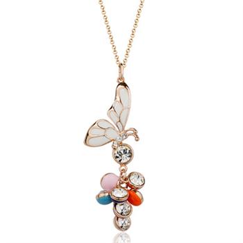 Austrian crystal necklace 331080