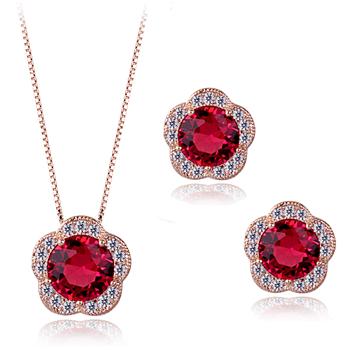 Fashion zircon jewelry set 331262+321568