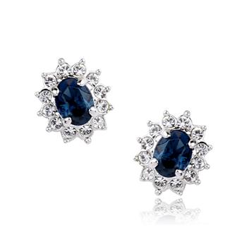 clip on crystal earring 120865