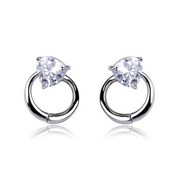 Fashion earring with crystal 321573