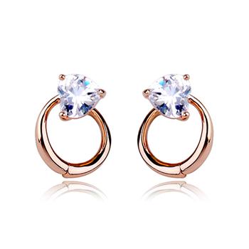 Fashion earring with crystal 321573