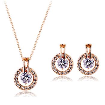  zircon jewelry set 76624+86624