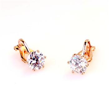 clip on zircon earring 85967