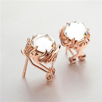 Fashion crystal earring 87106