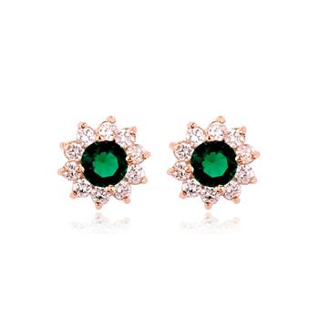 fashion earring with crystal 125418