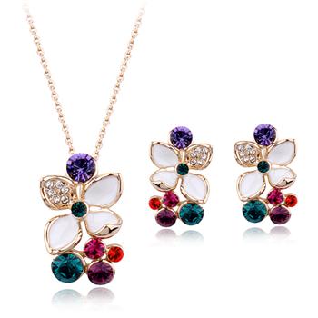  crystal jewelry set 75623+85063