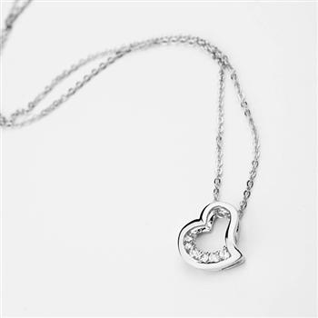heart necklace 76725