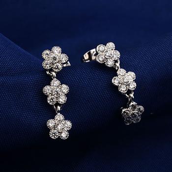 Fashion diamond earring 125564