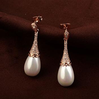 Fashion pearl earring  125563